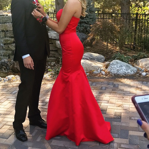 Red Prom Dress - Picture 1 of 3